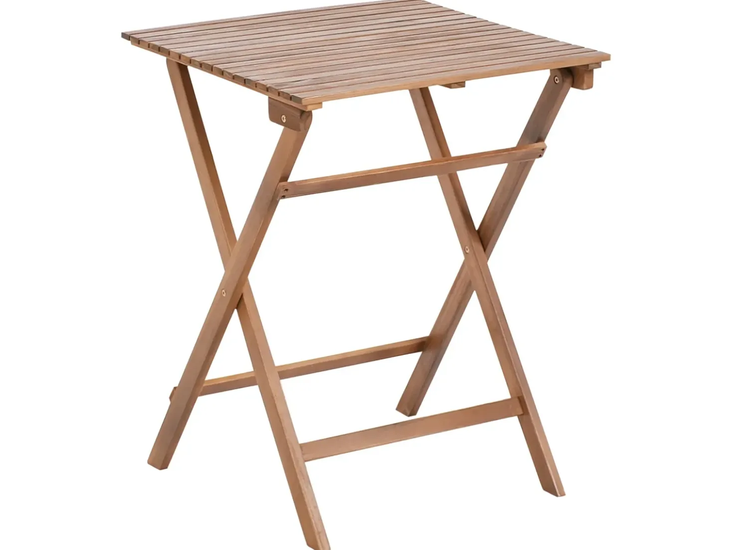 Set bistrot Pieghevole SOLAROLO Legno di acacia certificato Marrone