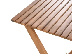 Set bistrot Pieghevole SOLAROLO Legno di acacia certificato Marrone