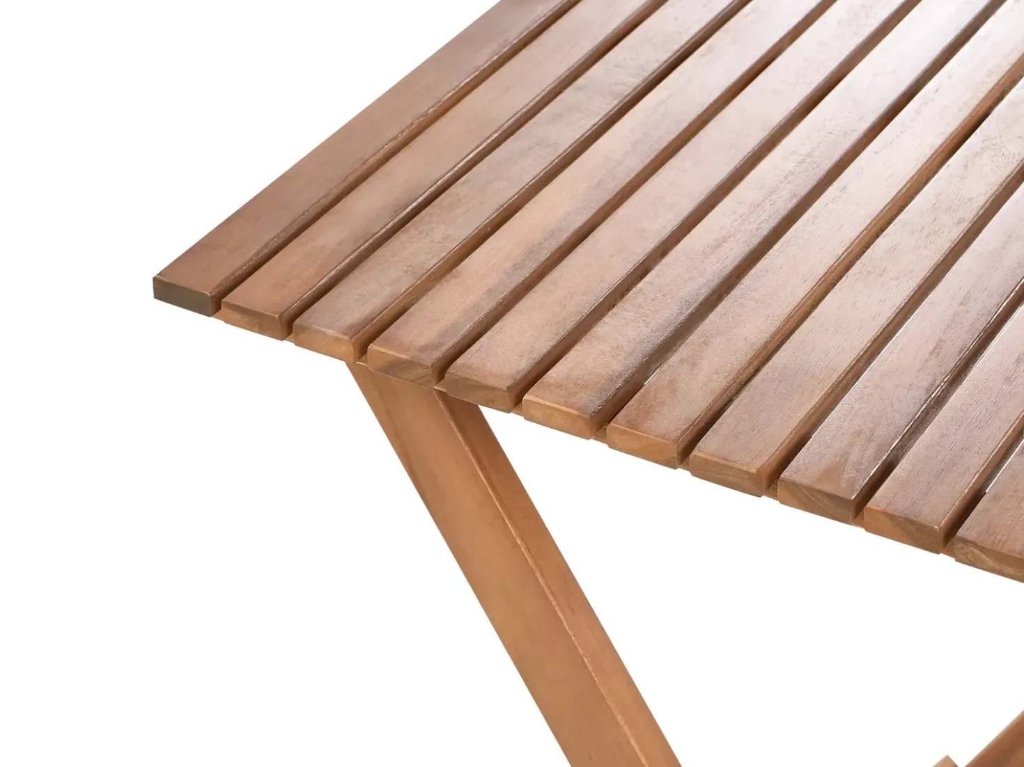 Set bistrot Pieghevole SOLAROLO Legno di acacia certificato Marrone