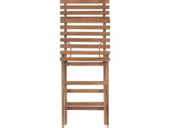 Set bistrot Pieghevole SOLAROLO Legno di acacia certificato Marrone