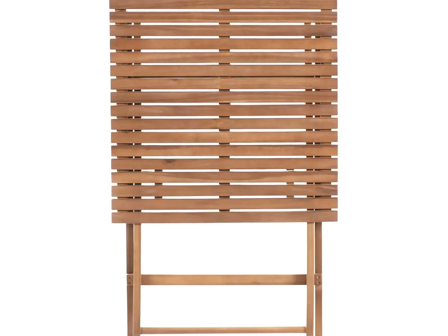 Set bistrot Pieghevole SOLAROLO Legno di acacia certificato Marrone