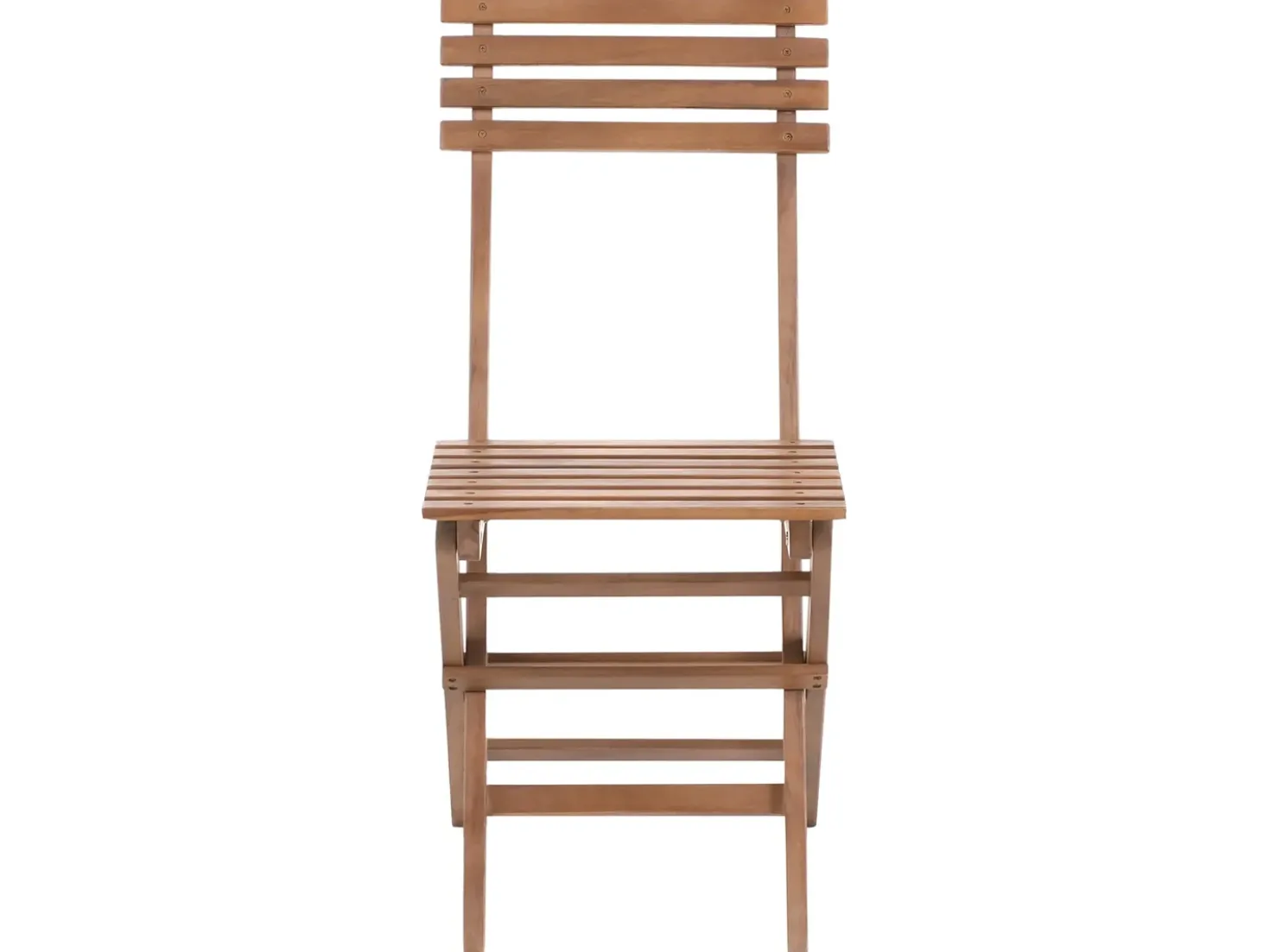 Set bistrot Pieghevole SOLAROLO Legno di acacia certificato Marrone