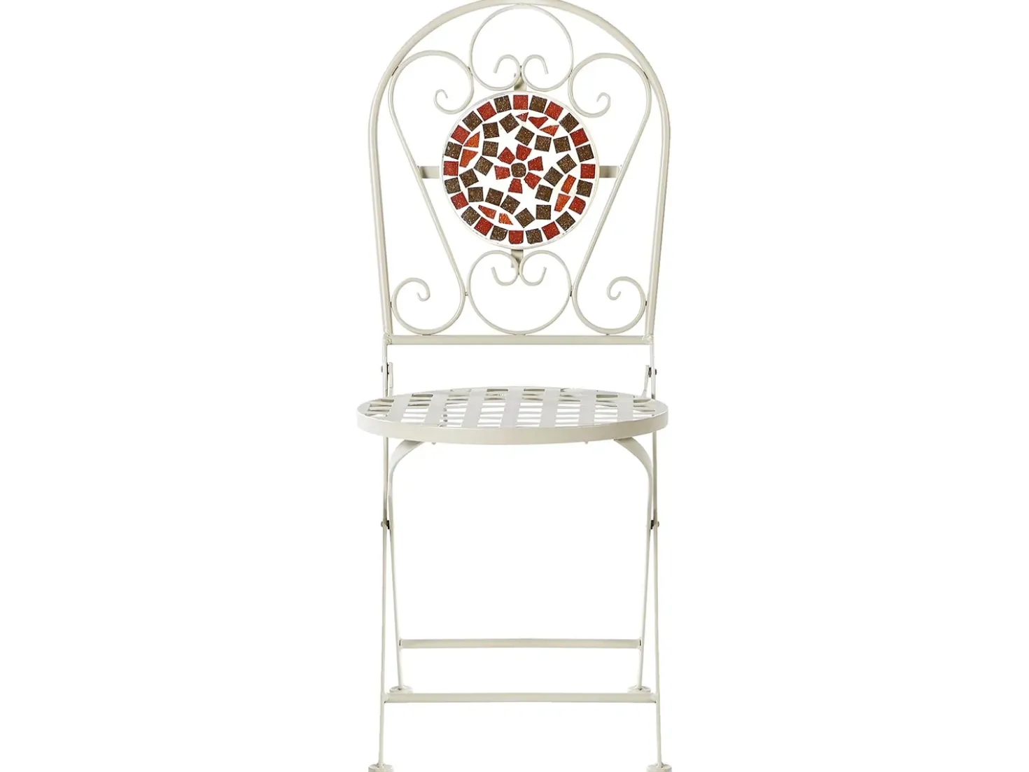 Set bistrot Pieghevole SPELLO Metallo Bianco