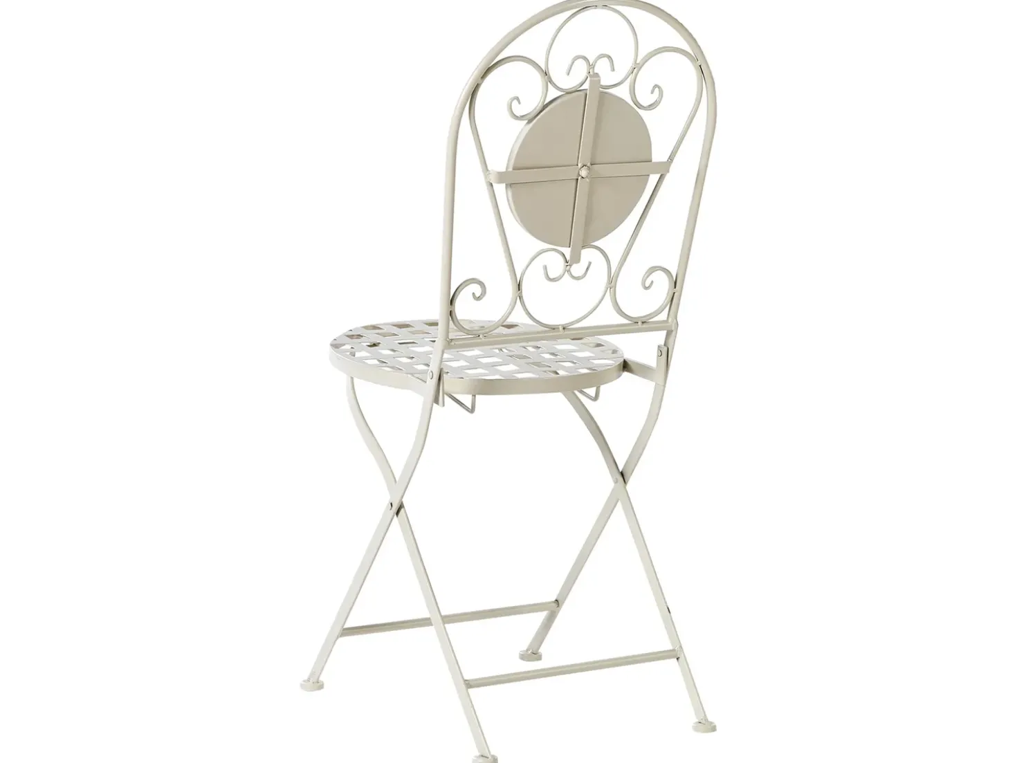 Set bistrot Pieghevole SPELLO Metallo Bianco