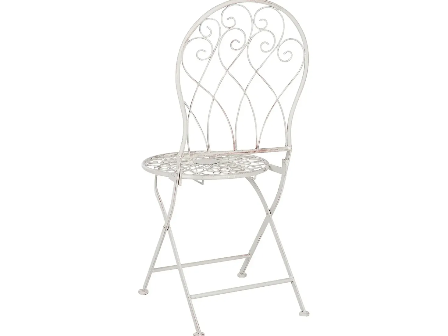 Set bistrot Pieghevole STIFFE Metallo Bianco
