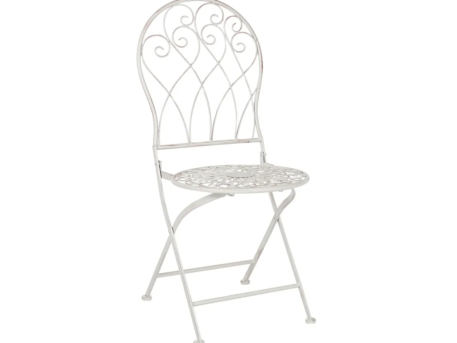 Set bistrot Pieghevole STIFFE Metallo Bianco