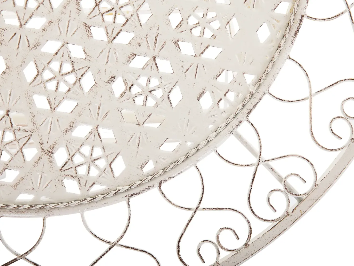 Set bistrot Pieghevole TRIESTE Metallo Beige chiaro