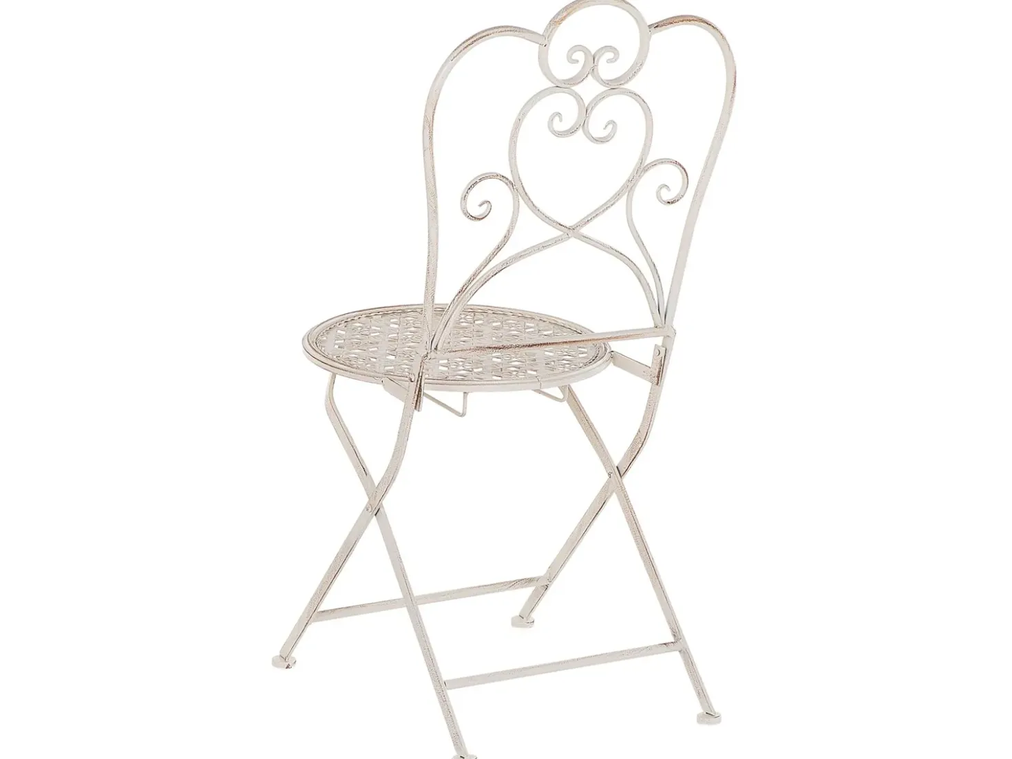 Set bistrot Pieghevole TRIESTE Metallo Beige chiaro