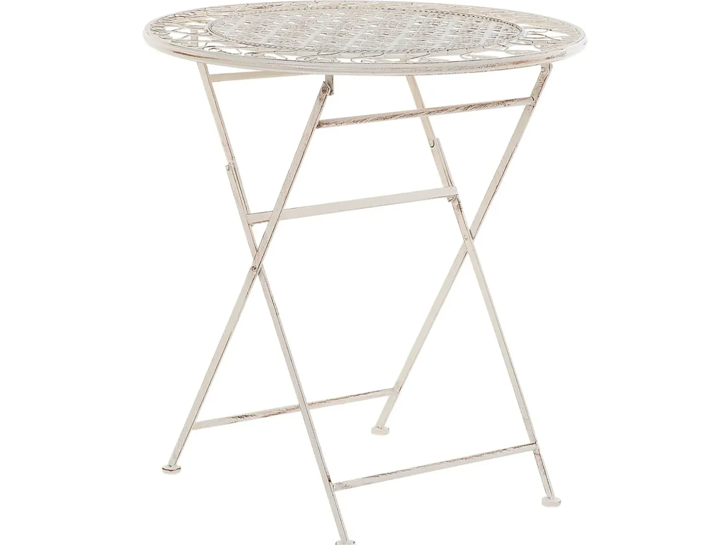 Set bistrot Pieghevole TRIESTE Metallo Beige chiaro