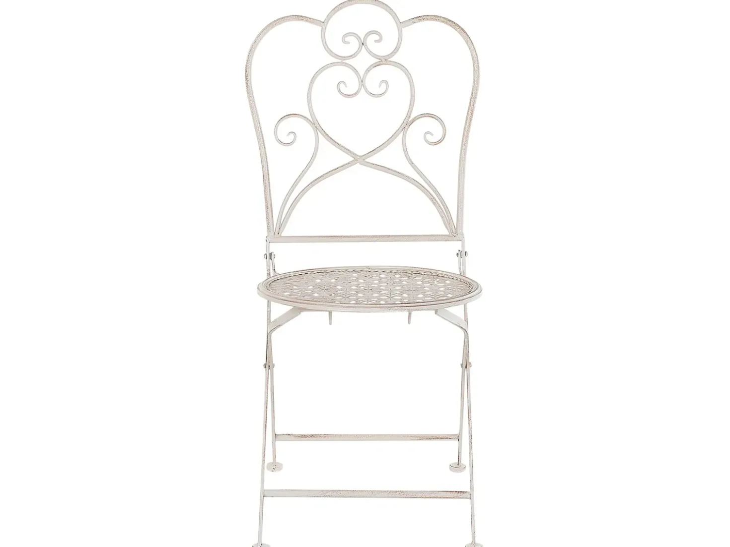 Set bistrot Pieghevole TRIESTE Metallo Beige chiaro