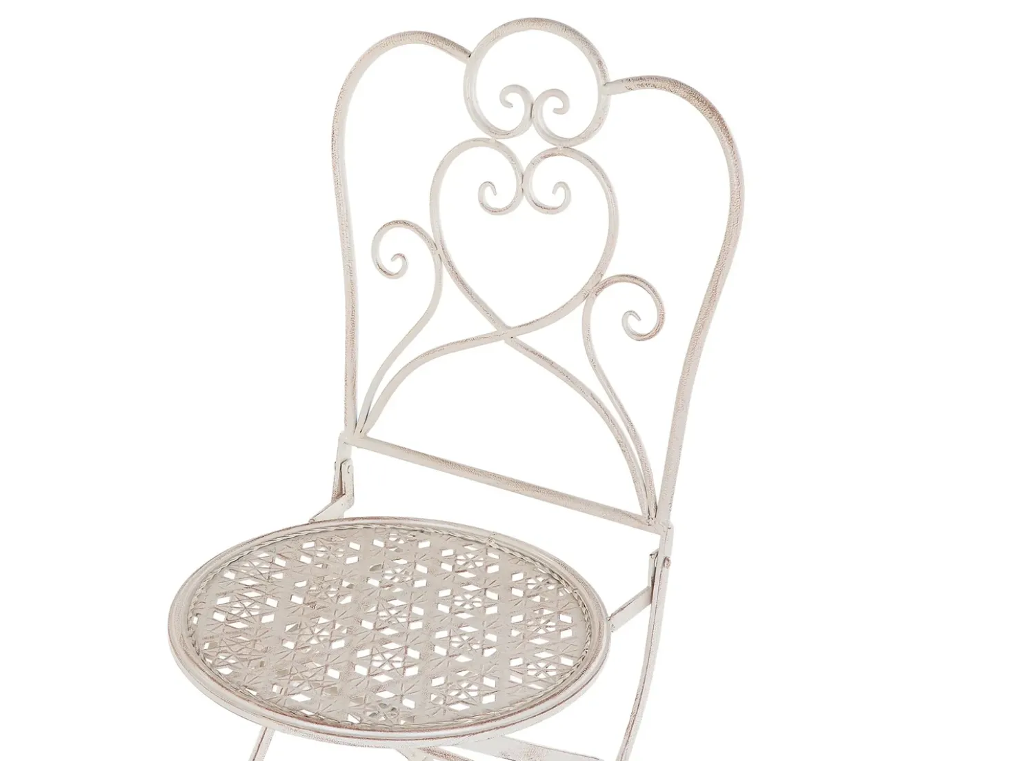 Set bistrot Pieghevole TRIESTE Metallo Beige chiaro