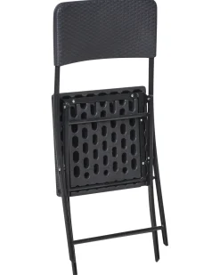 Set bistrot Pieghevole TRAPPETO Nero