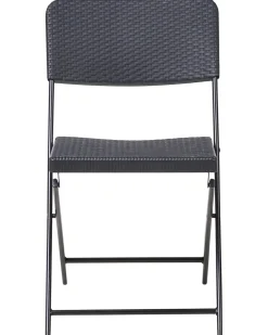 Set bistrot Pieghevole TRAPPETO Nero