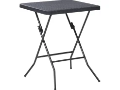 Set bistrot Pieghevole TRAPPETO Nero