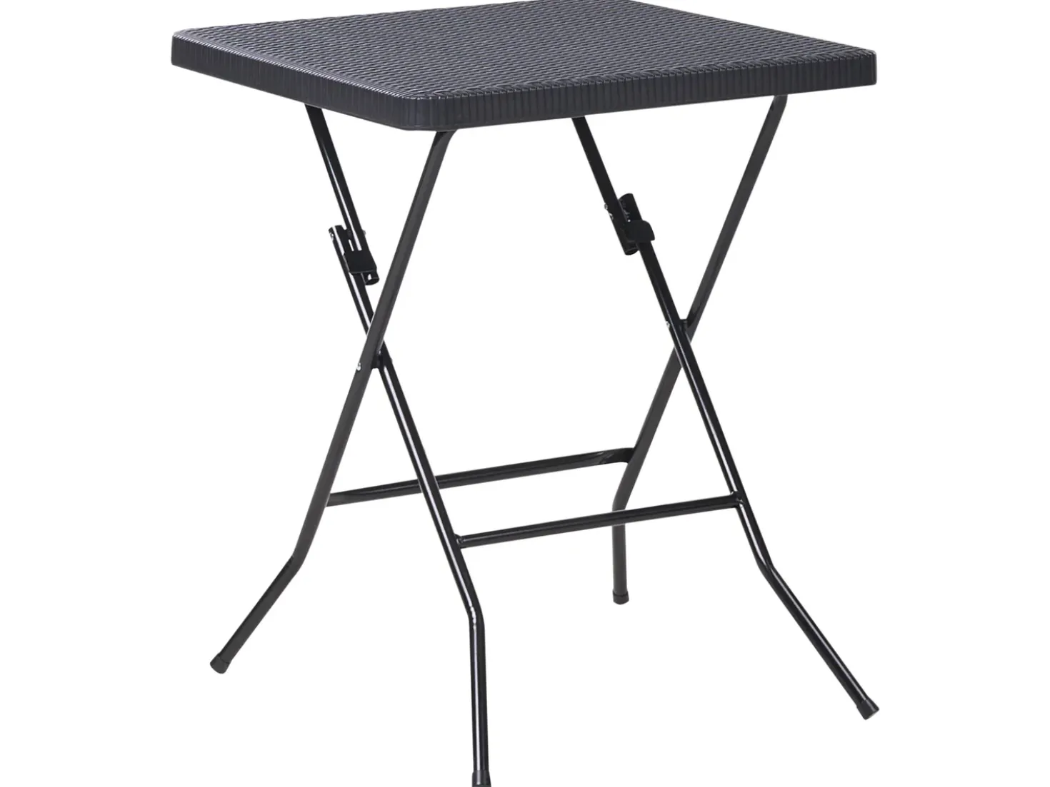 Set bistrot Pieghevole TRAPPETO Nero