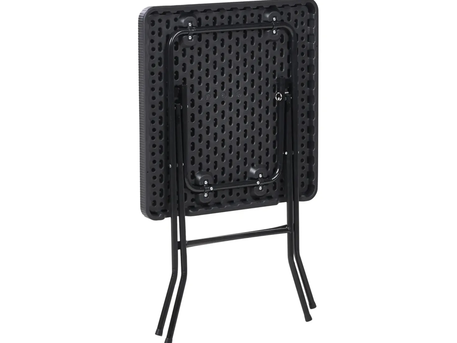 Set bistrot Pieghevole TRAPPETO Nero