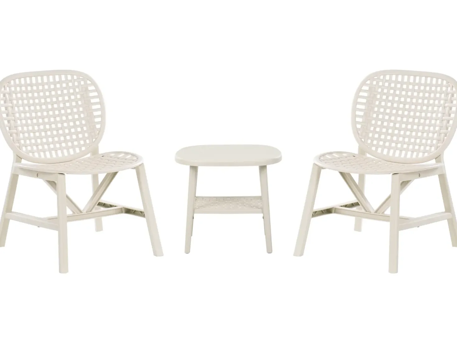 Set bistrot SICELLE Bianco sporco