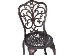 Set bistrot TRIORA/ANDALO Metallo Marrone