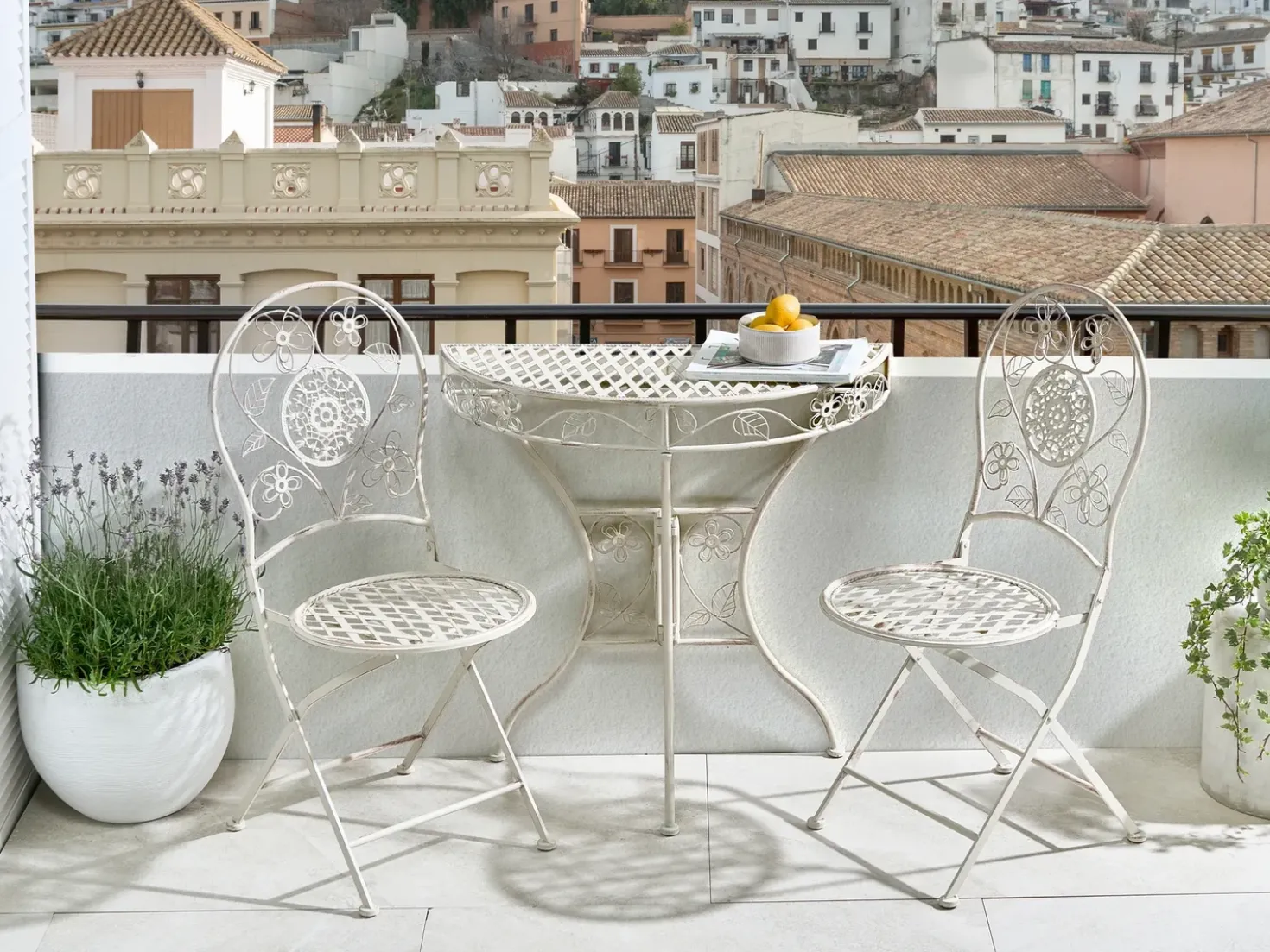 Set bistrot YAVIZA Metallo Beige chiaro