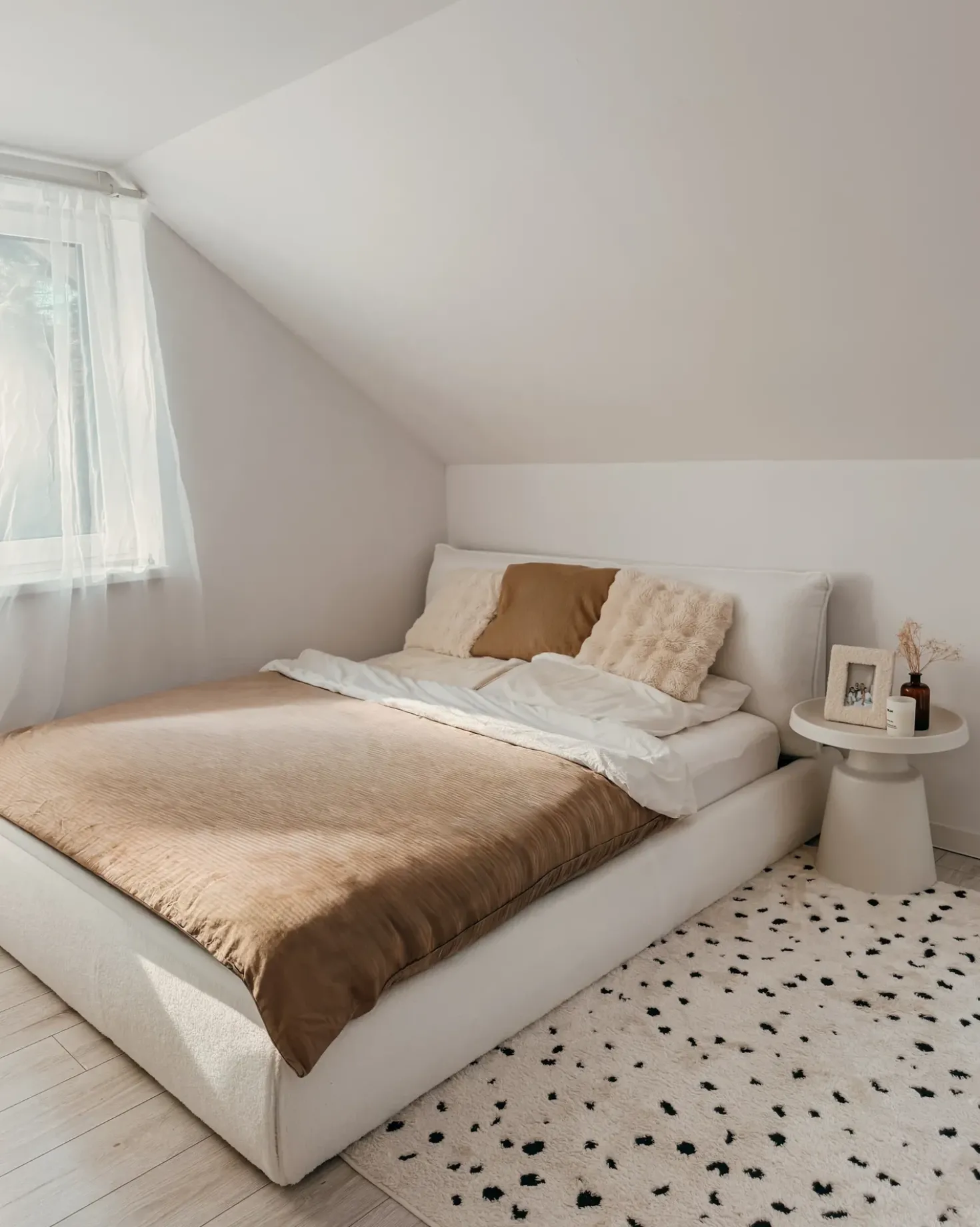 Set Copripiumino AVONDALE Raso di Cotone 135 x 200 cm Beige