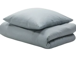 Set Copripiumino AVONDALE Raso di Cotone 220 x 240 cm Grigio