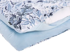 Set Copripiumino BALLARD Raso di Cotone 135 x 200 cm Blu
