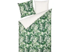 Set Copripiumino GREENWOOD Raso di Cotone 135 x 200 cm Verde