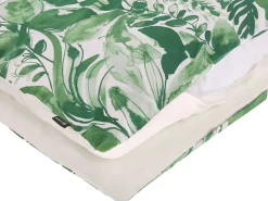 Set Copripiumino GREENWOOD Raso di Cotone 155 x 220 cm Verde