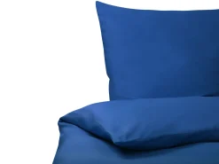 Set Copripiumino HARMONRIDGE Raso di Cotone 220 x 240 cm Blu scuro