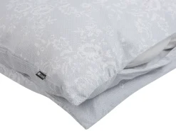 Set Copripiumino MORNINGSIDE Raso di Cotone 135 x 200 cm Grigio