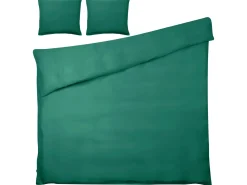 Set Copripiumino PARKROSE Raso di Cotone 220 x 240 cm Verde