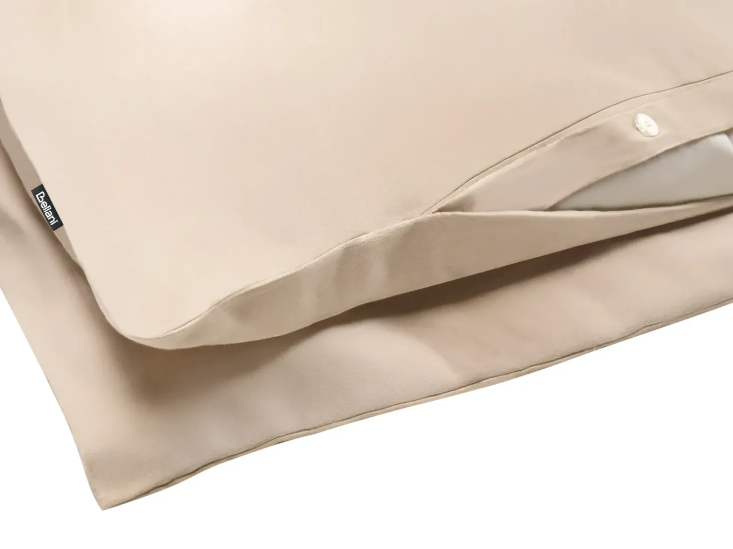 Set Copripiumino PARKROSE Raso di Cotone 220 x 240 cm Beige
