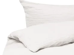 Set Copripiumino SUMNER Mussola di cotone 220 x 240 cm Bianco sporco