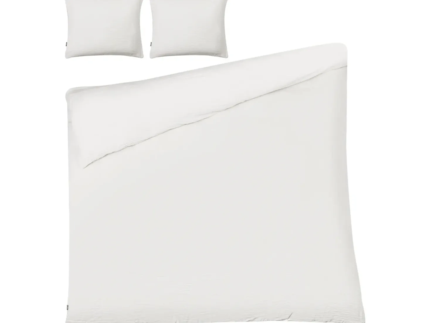 Set Copripiumino SUMNER Mussola di cotone 220 x 240 cm Bianco sporco