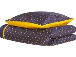 Set Copripiumino WALLINGFORD Raso di Cotone 135 x 200 cm Blu