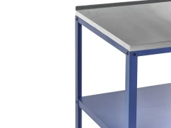 Set cucina da esterno 3 elementi con lavello VILAMA Metallo Blu