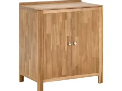 Set cucina da esterno 3 elementi con lavello VENOSA Legno d'acacia Marrone/Nero
