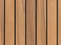 Set cucina da esterno 3 elementi con lavello IVREA Legno di acacia certificato Marrone/Argento