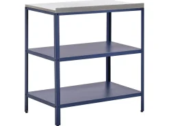 Set cucina da esterno 2 elementi con lavello VILAMA Metallo Blu