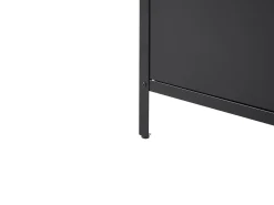 Set cucina da esterno 4 elementi con lavello VILAMA Metallo Nero