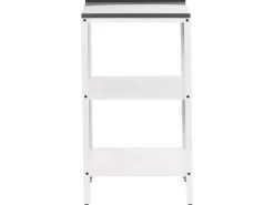Set cucina da esterno 3 elementi con lavello VILAMA Metallo Bianco
