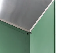 Set cucina da esterno 4 elementi con lavello VILAMA Metallo Verde