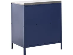 Set cucina da esterno 2 elementi con lavello VILAMA Metallo Blu