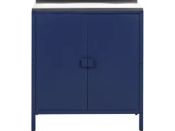 Set cucina da esterno 2 elementi con lavello VILAMA Metallo Blu