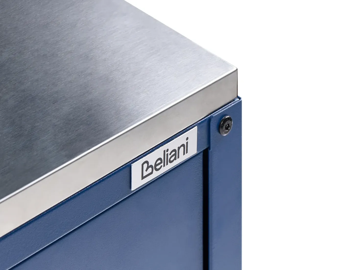 Set cucina da esterno 2 elementi con lavello MAENZA Metallo Blu