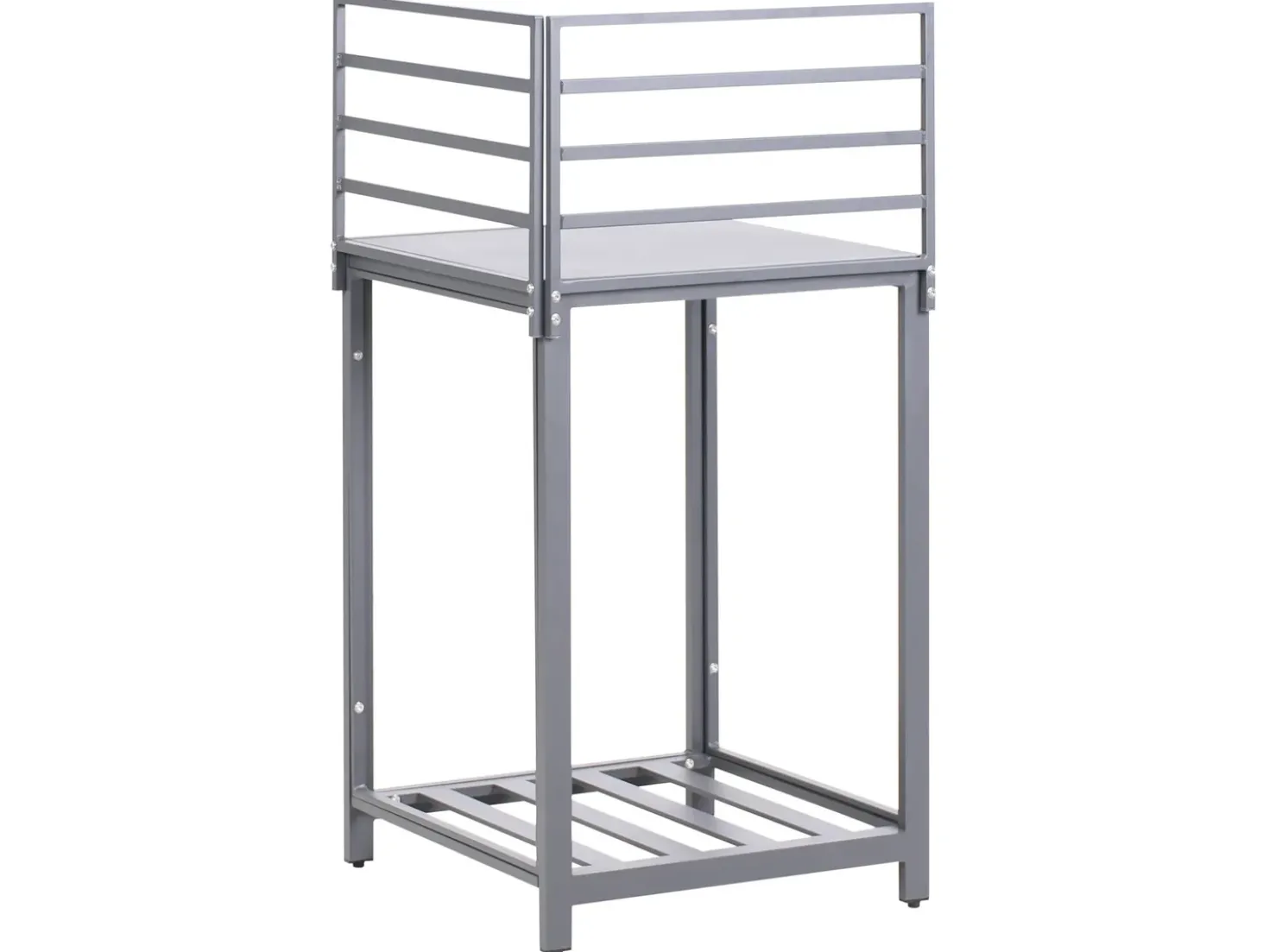 Set cucina da esterno 4 elementi con lavello MIRADOR Rattan sintetico (PE) Grigio