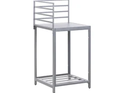Set cucina da esterno 4 elementi con lavello MIRADOR Rattan sintetico (PE) Grigio