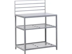 Set cucina da esterno 4 elementi con lavello MIRADOR Rattan sintetico (PE) Grigio