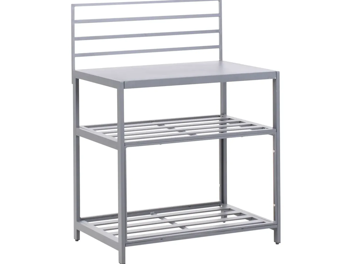 Set cucina da esterno 4 elementi con lavello MIRADOR Rattan sintetico (PE) Grigio