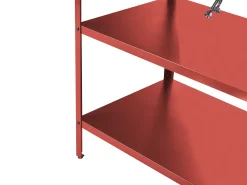 Set cucina da esterno 4 elementi con lavello VILAMA Metallo Rosso